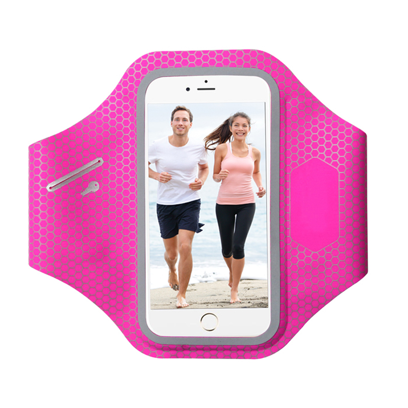 Mukautettu Elastic Reflective Fitness Smartphone Case Sport Armband